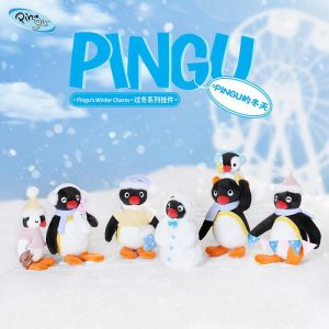 Barnens Plyschleksak | Pingu Liten Pingvin Vinterserie Mjukisdjur, Söt Kramvän, Sällskapsofffigur, Barnleksak, Födelsedagspresent. Barnens Plyschleksak Barnens Plyschleksak