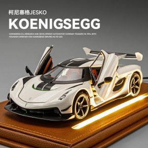 Barnmodell Leksaker | Stort Koenigsegg Jesko Bilmodell I Metall, Superbil Leksaksbil För Barn, Bilmodell För Pojkar. Barnmodell Leksaker Barnmodell Leksaker