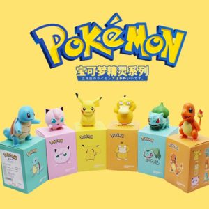 Trendiga Blindboxar | Äkta Pokémon-Figurer, Psyduck Trendiga Blindboxar, Pokémon Pikachu-Modeller, Samlarfigurer Och Leksaker. Trendiga Blindboxar Trendiga Blindboxar