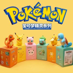 Trendiga Blindboxar | Äkta Pokémon-Figurer, Psyduck Trendiga Blindboxar, Pokémon Pikachu-Modeller, Samlarobjekt Och Leksaker. Trendiga Blindboxar Trendiga Blindboxar