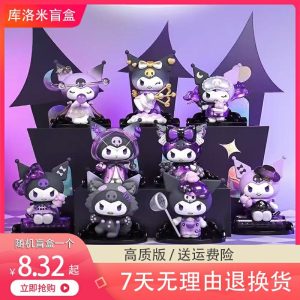 Trendiga Blindboxar | Sanrio Blind Box Kuromi Werewolf Love Cupid-Serien Samlarfigurer Trendiga Skrivbordstillbehör Trendiga Blindboxar Trendiga Blindboxar